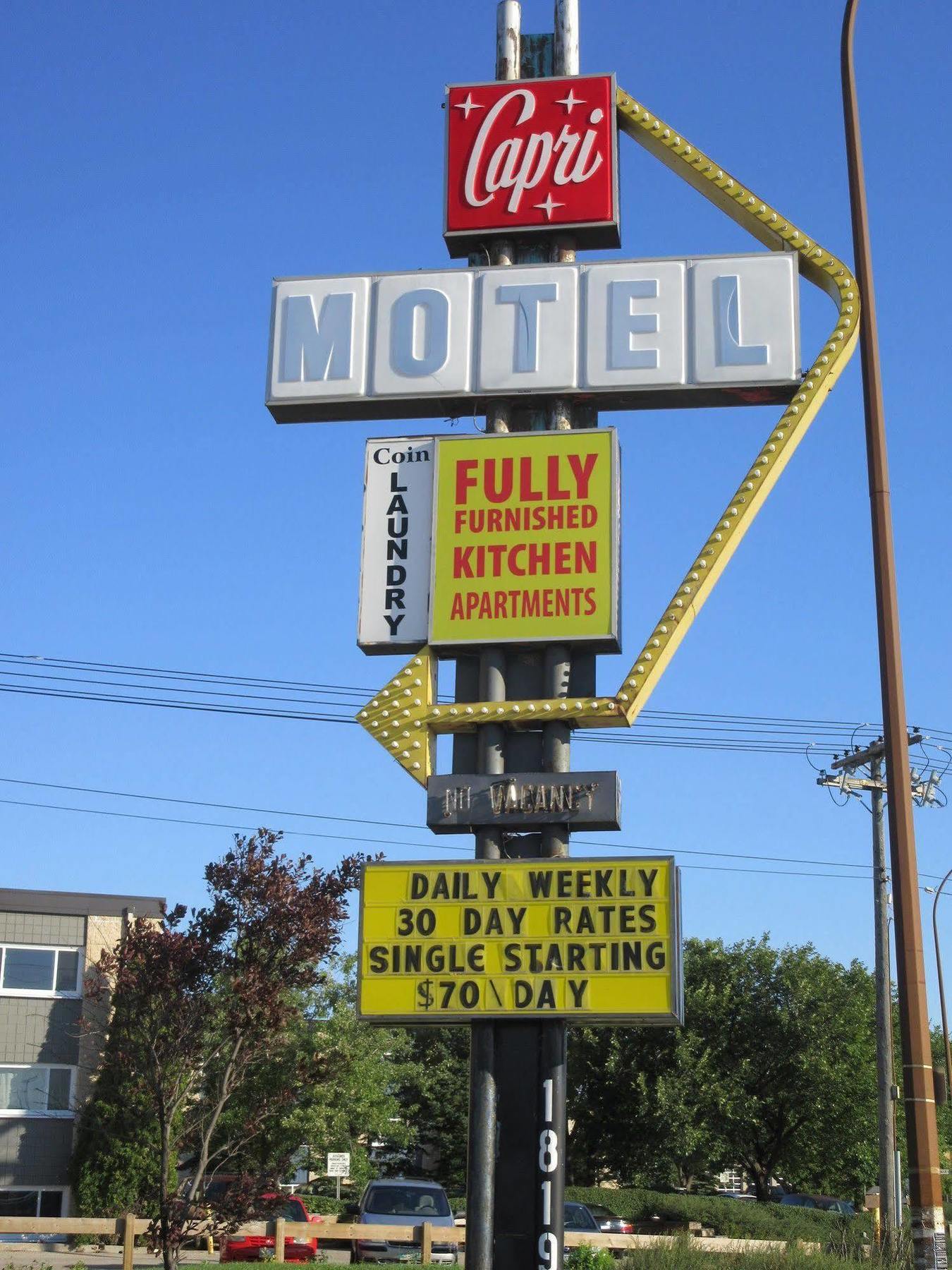 The Capri Motel Winnipeg Zewnętrze zdjęcie